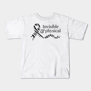 Invisible & Physical (Zebra) Kids T-Shirt